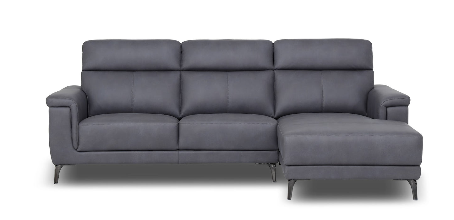 Denmark 3 Seater Right Hand Facing Chaise - Graphite