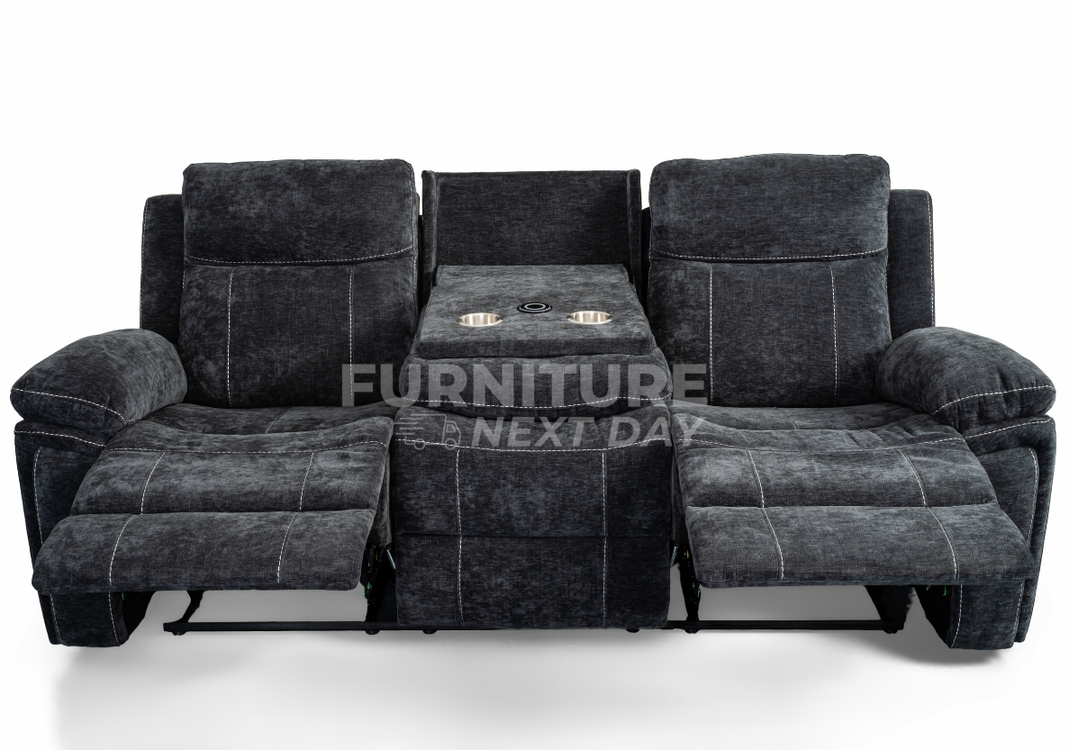 Lucy 3+2 Reclining Suite with Drop Down Table