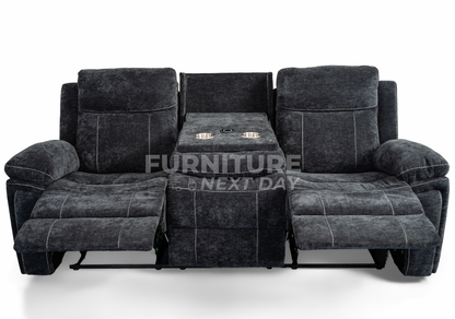 Lucy 3+2 Reclining Suite with Drop Down Table