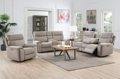 Springhill 3 Seater Fabric Electric Recliner- Beige