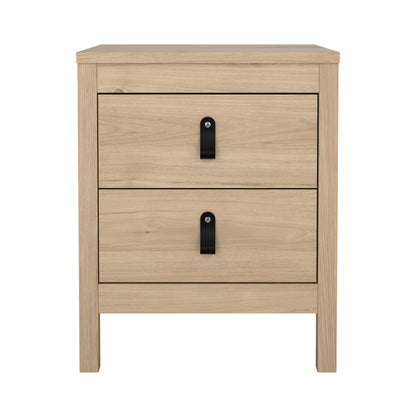 Madrid 2 Drawer Nightstand  - Jackson Hickory