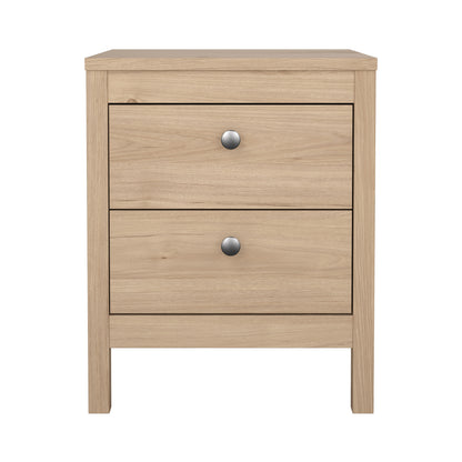 Madrid 2 Drawer Nightstand  - Jackson Hickory
