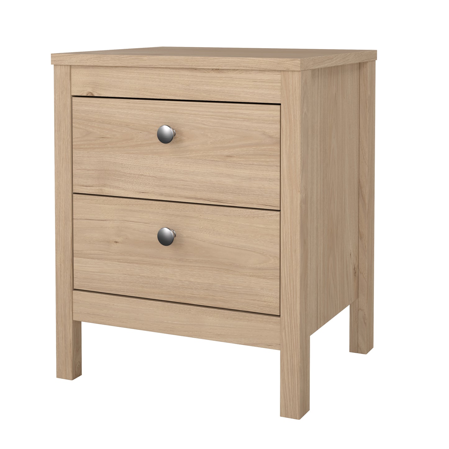 Madrid 2 Drawer Nightstand  - Jackson Hickory