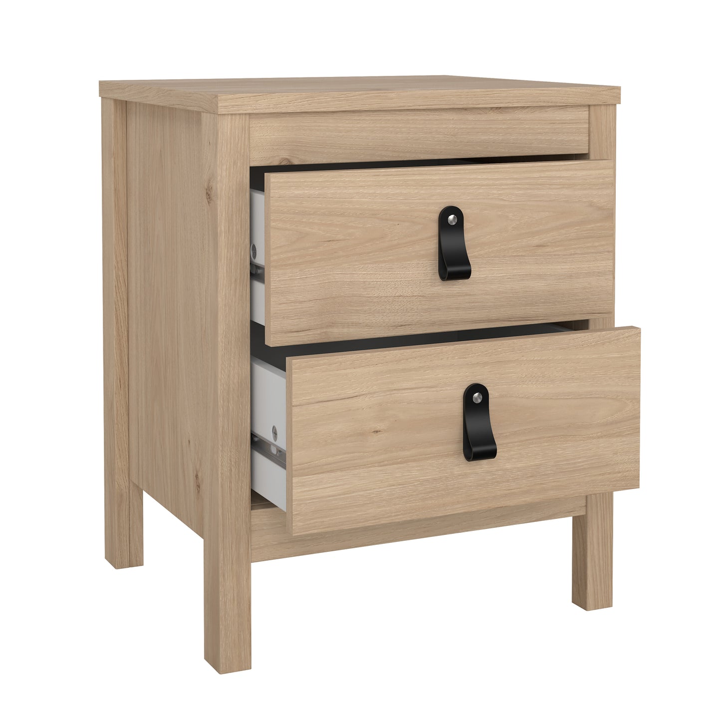 Madrid 2 Drawer Nightstand  - Jackson Hickory