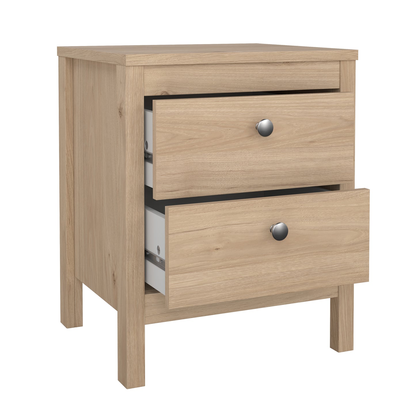 Madrid 2 Drawer Nightstand  - Jackson Hickory