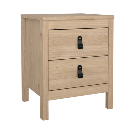 Madrid 2 Drawer Nightstand  - Jackson Hickory