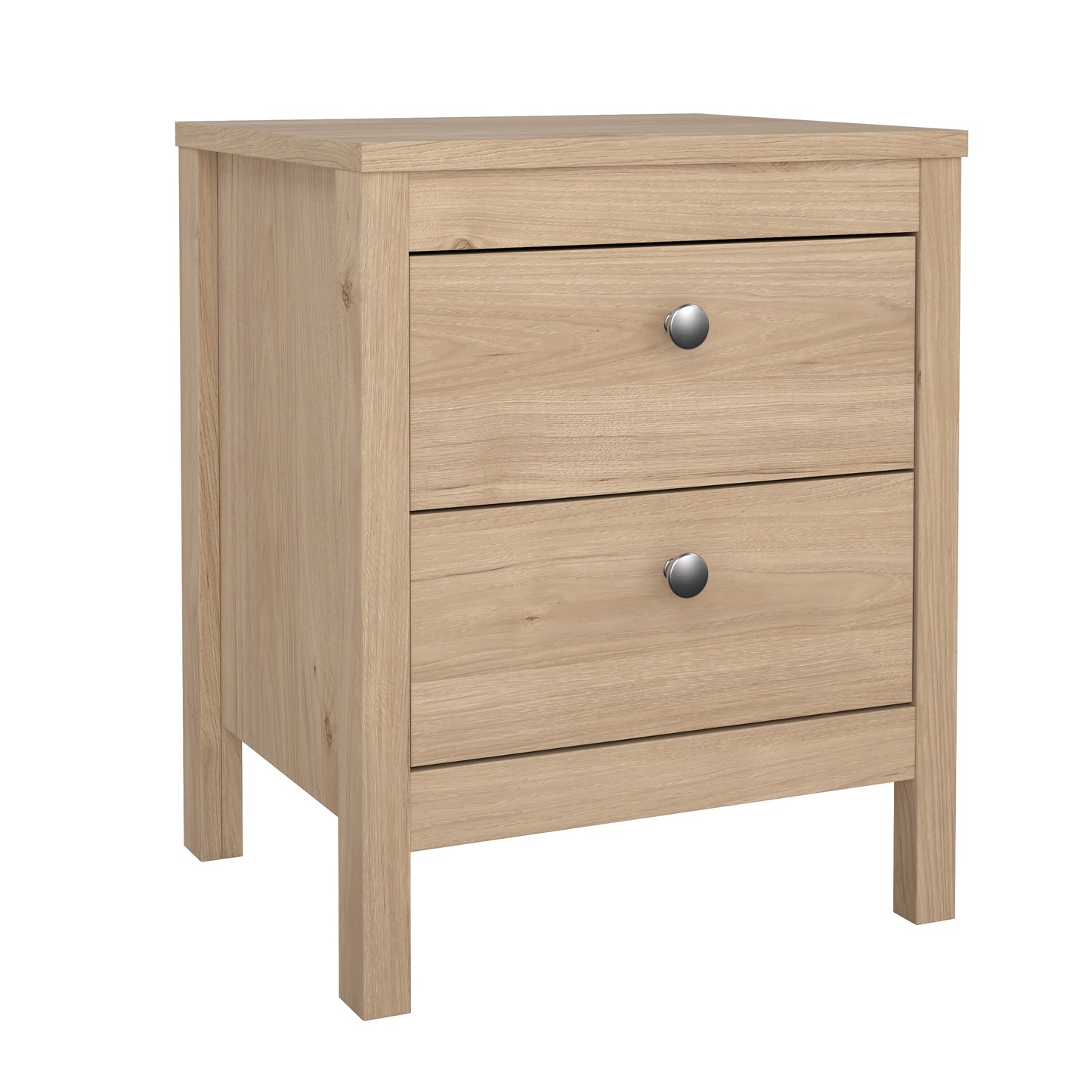 Madrid 2 Drawer Nightstand  - Jackson Hickory
