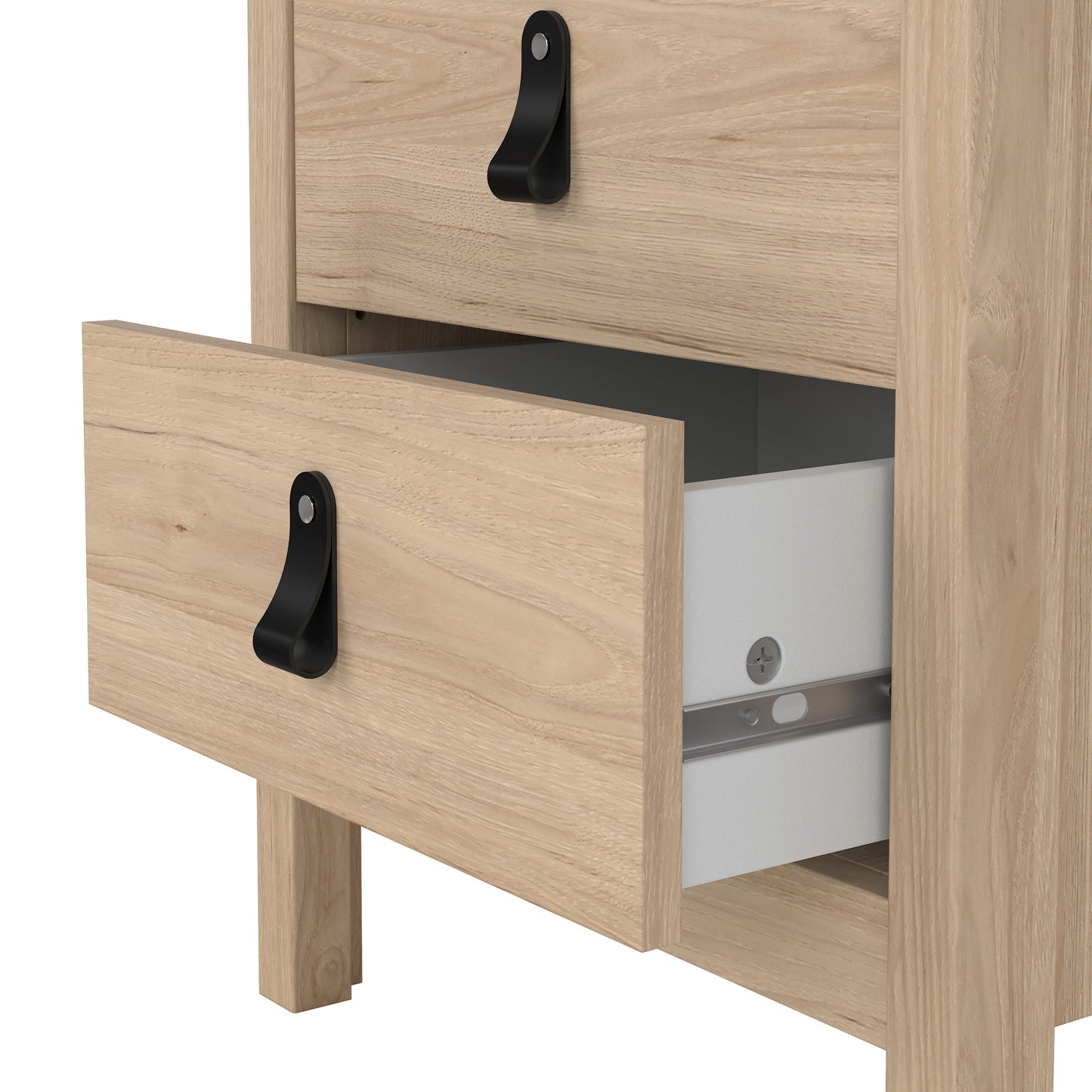 Madrid 2 Drawer Nightstand  - Jackson Hickory