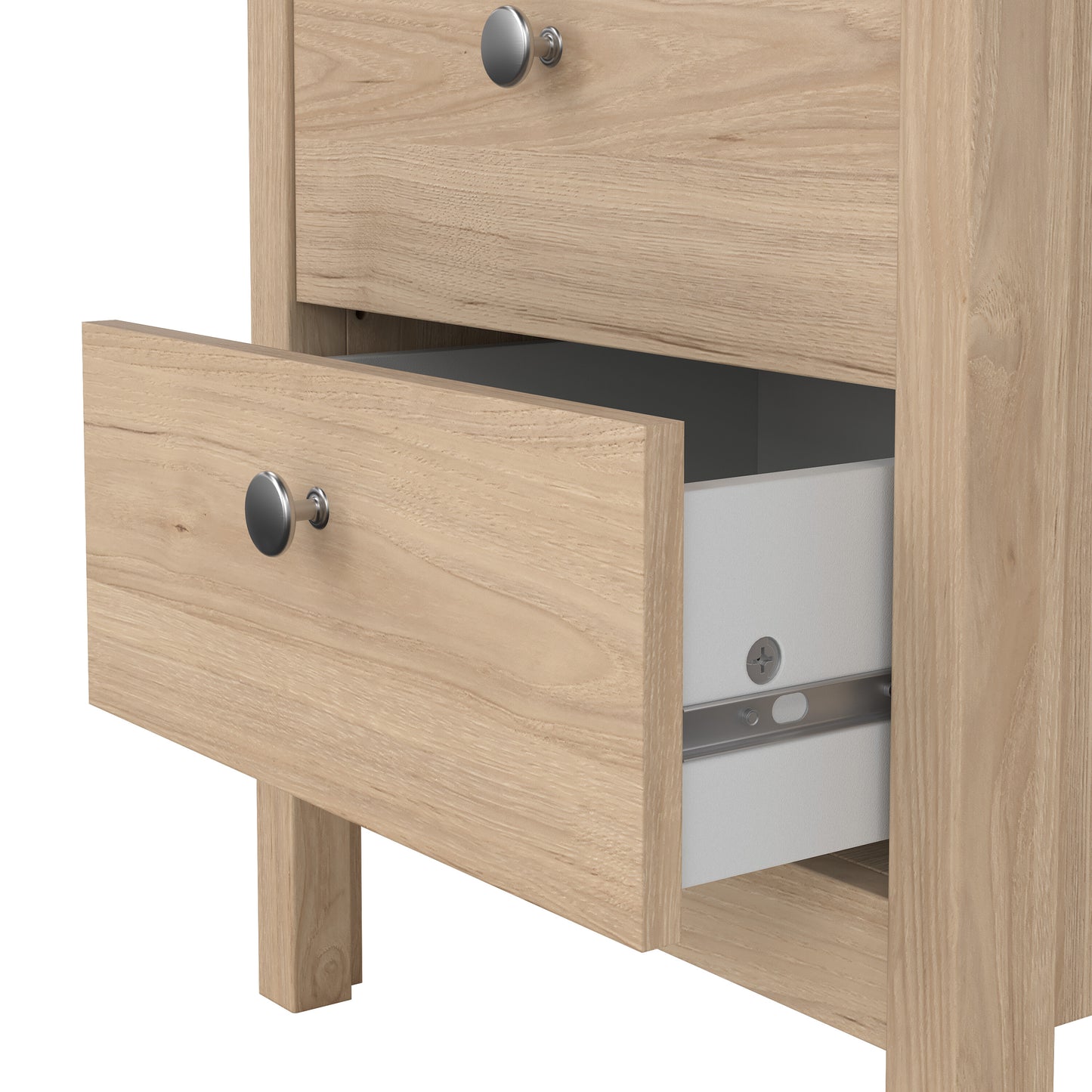 Madrid 2 Drawer Nightstand  - Jackson Hickory