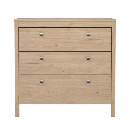 Madrid 3 Drawer Chest - Jackson Hickory