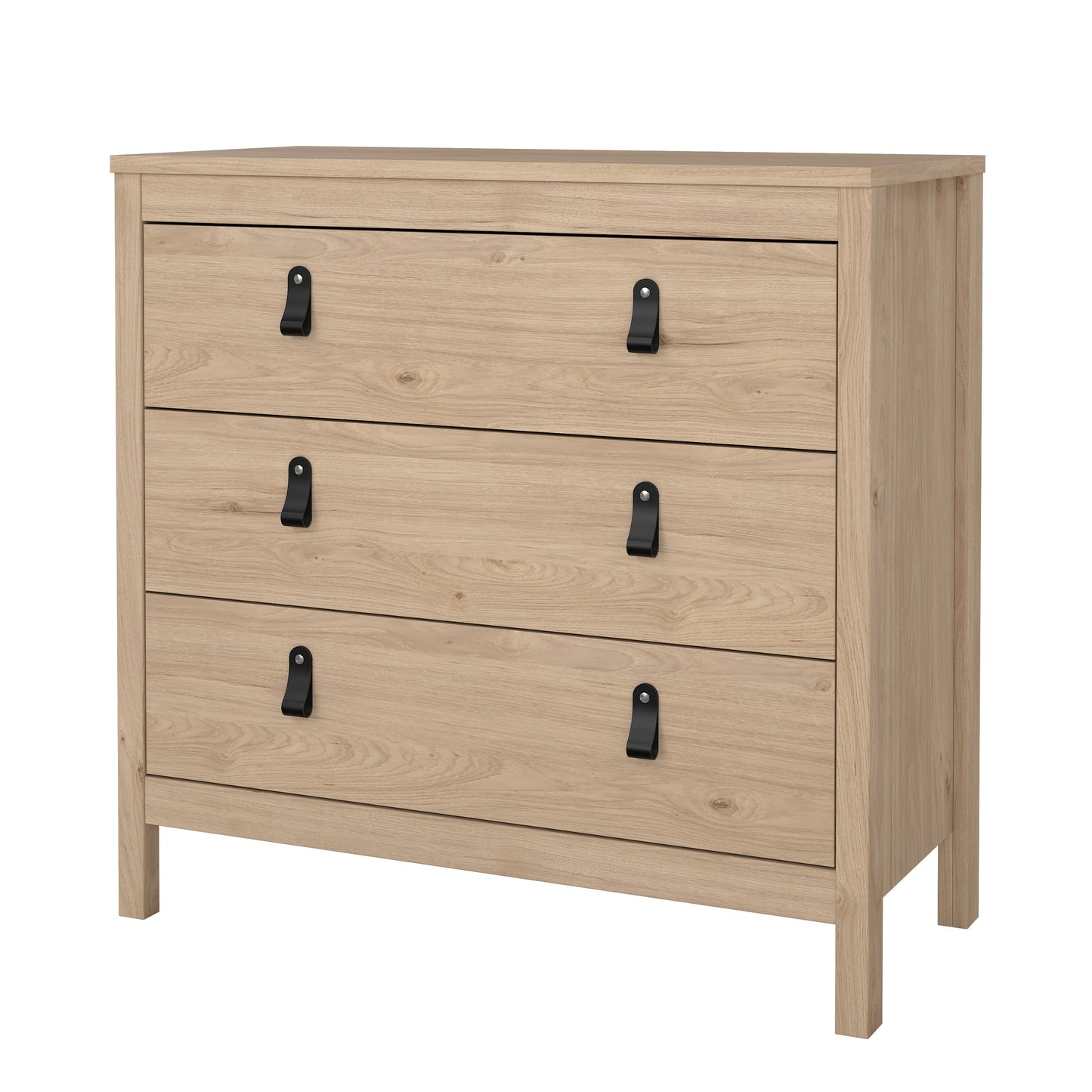 Madrid 3 Drawer Chest - Jackson Hickory