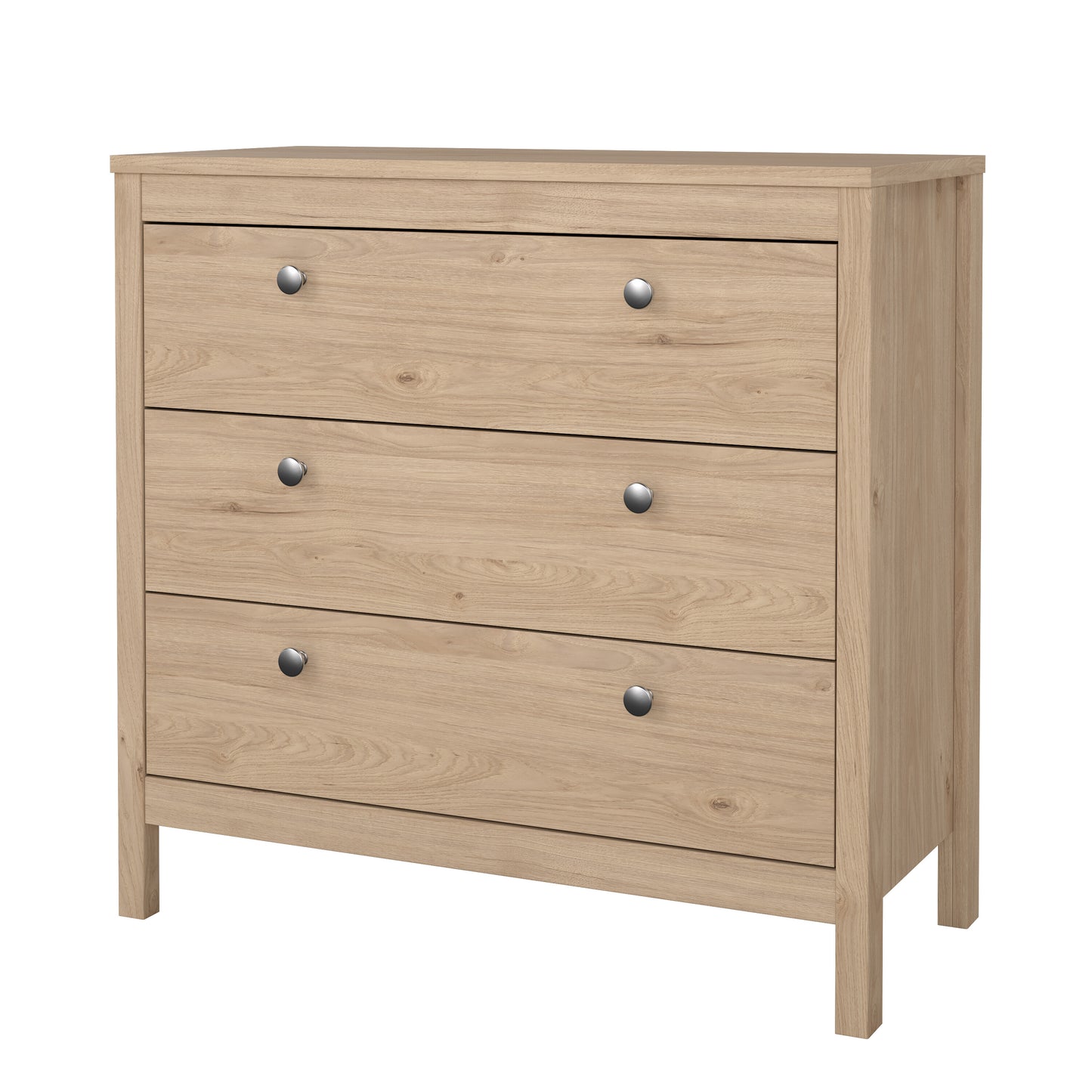 Madrid 3 Drawer Chest - Jackson Hickory