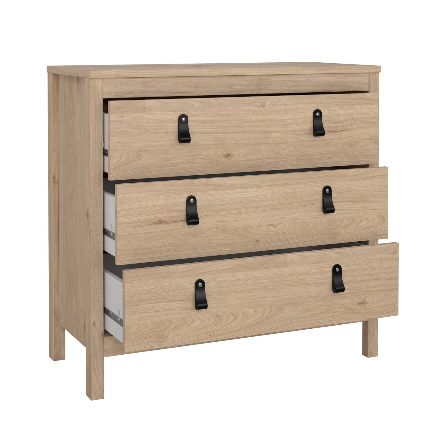 Madrid 3 Drawer Chest - Jackson Hickory