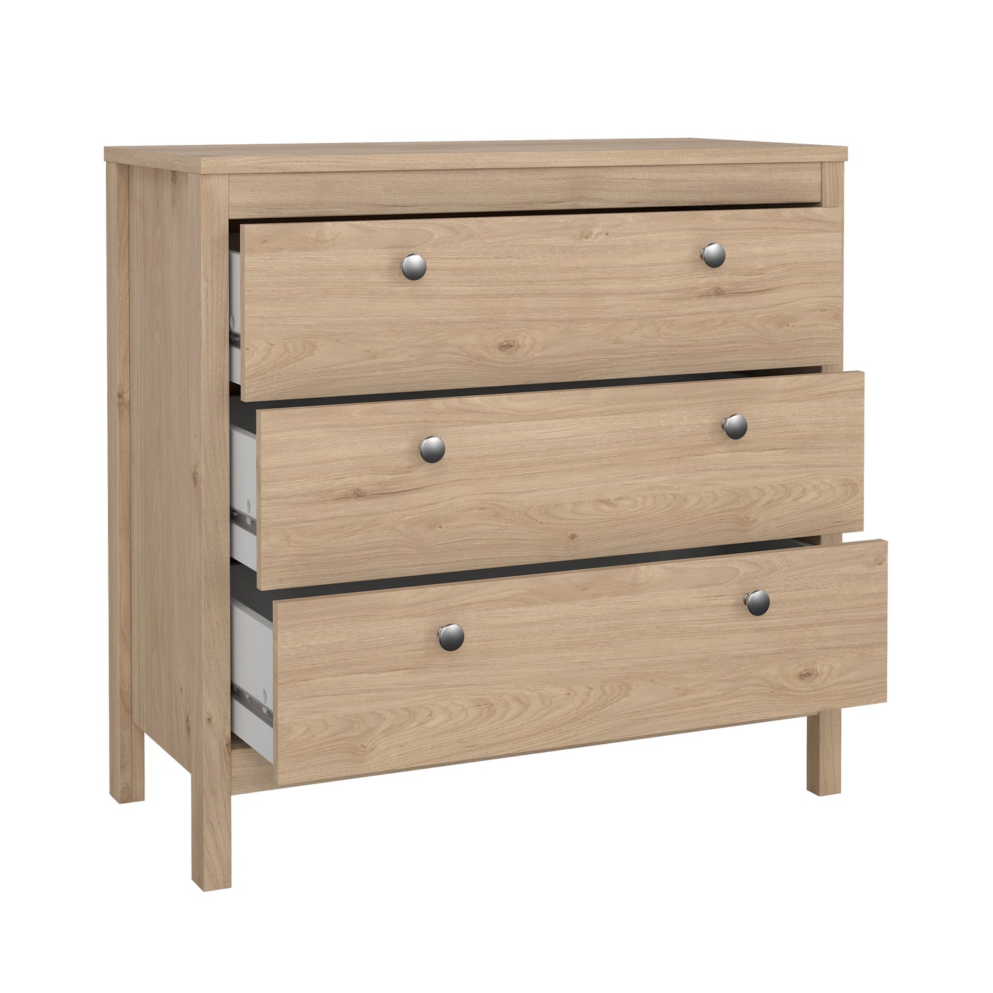 Madrid 3 Drawer Chest - Jackson Hickory