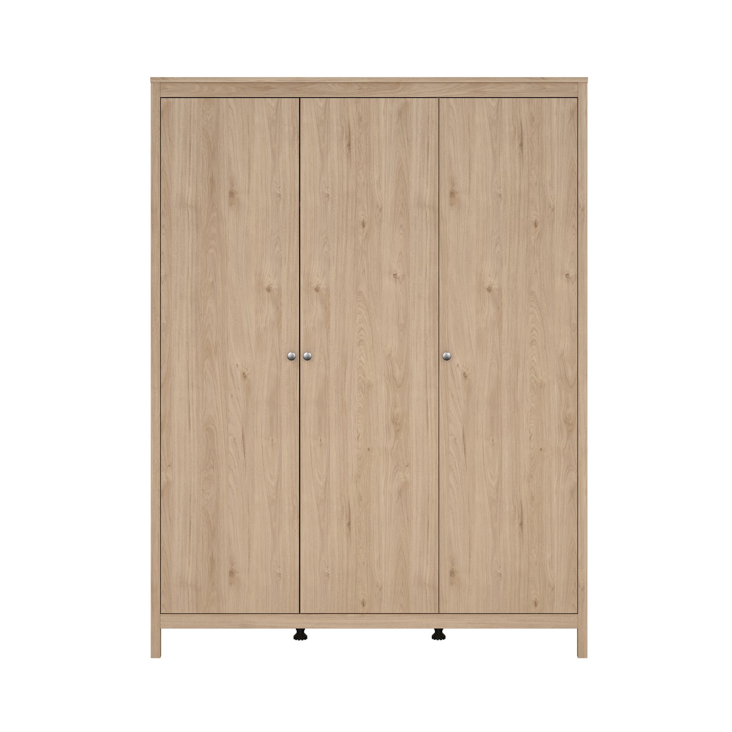 Madrid 3 Door Wardrobe - Jackson Hickory