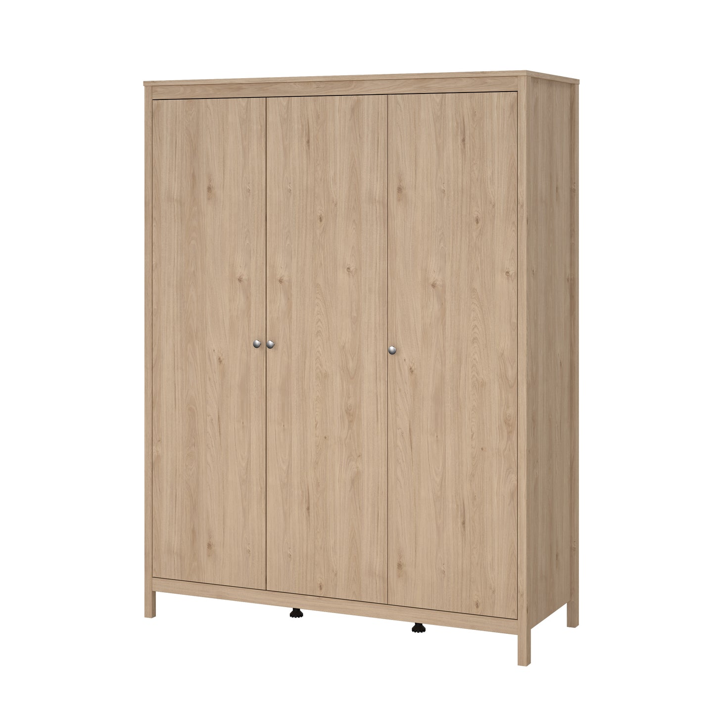 Madrid 3 Door Wardrobe - Jackson Hickory