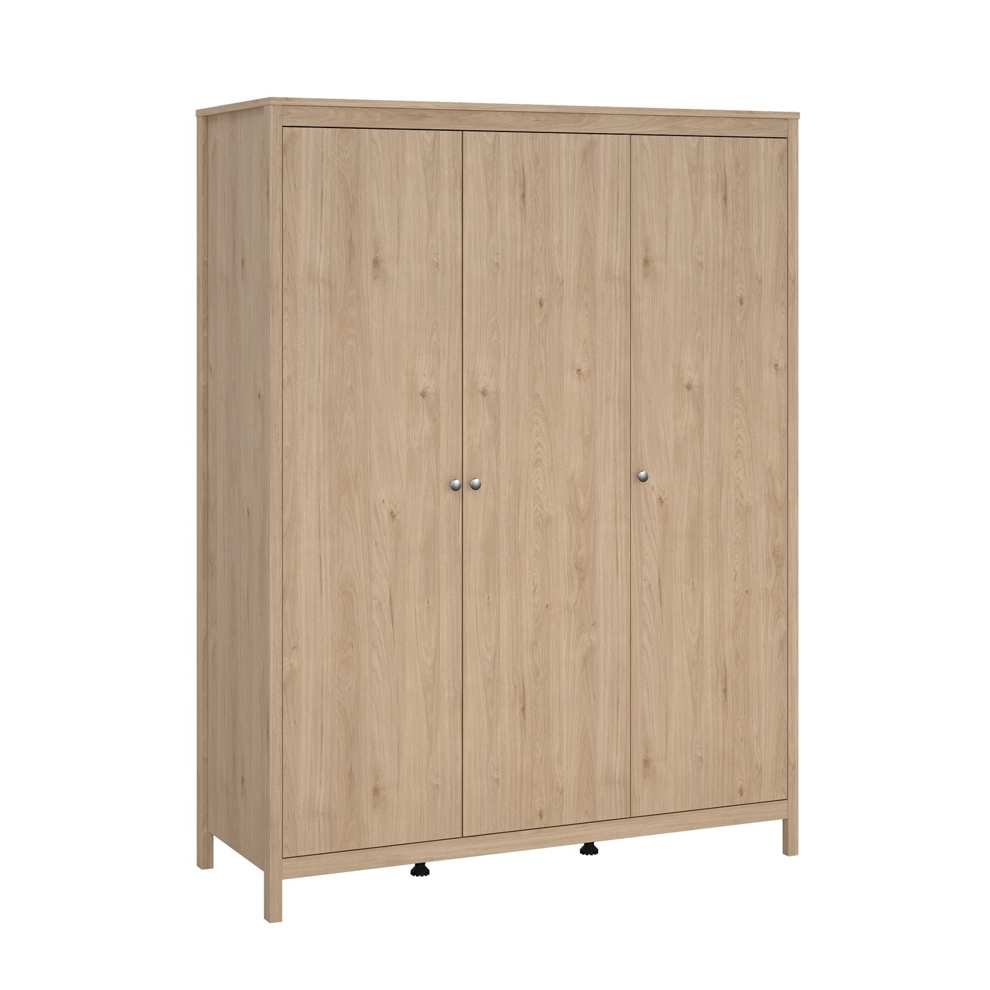 Madrid 3 Door Wardrobe - Jackson Hickory