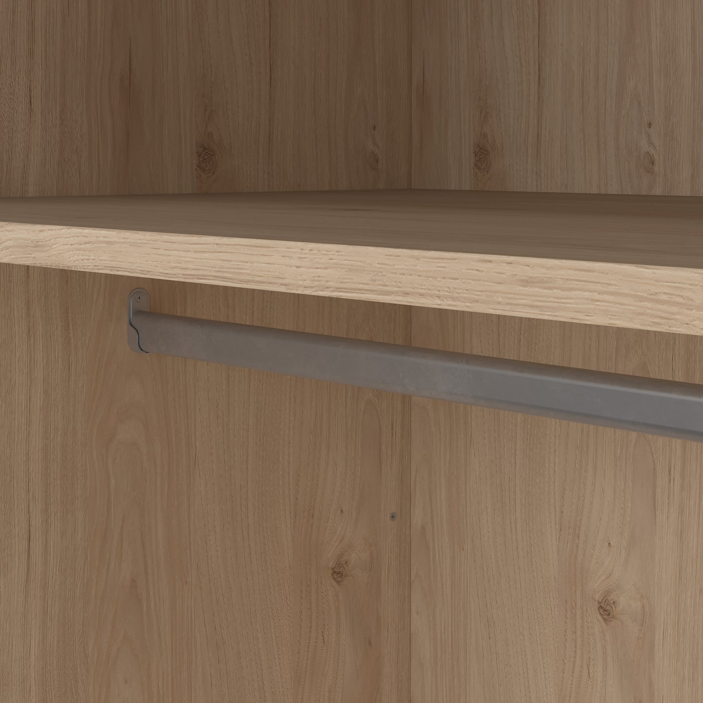 Madrid 3 Door Wardrobe - Jackson Hickory