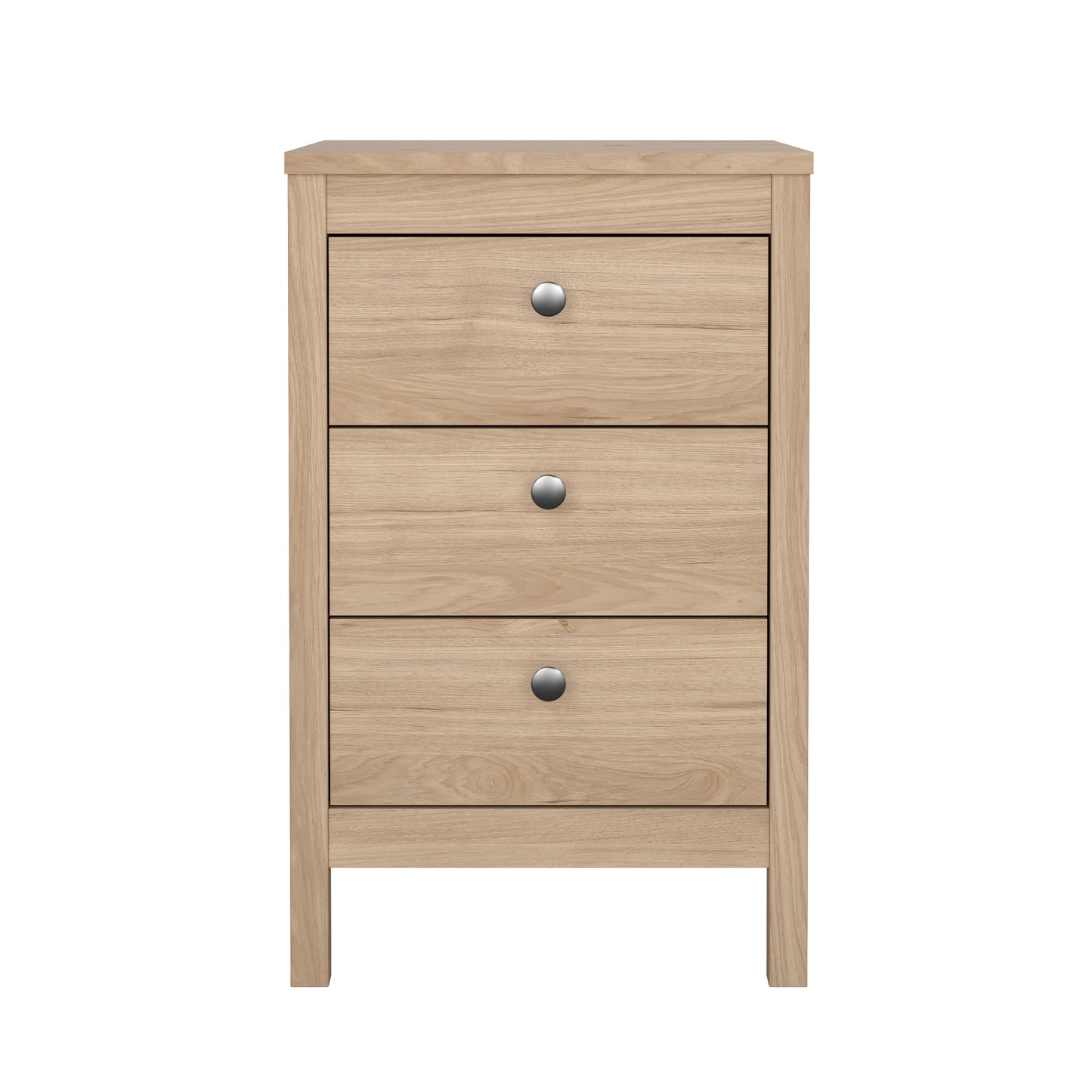 Madrid 3 Drawer Nightstand - Jackson Hickory