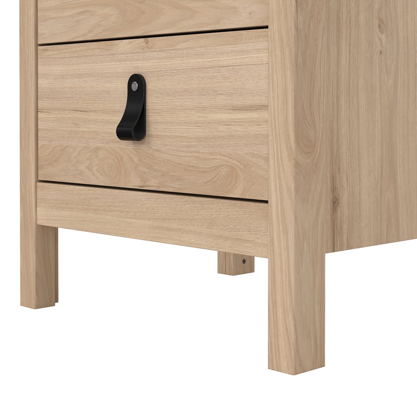 Madrid 3 Drawer Nightstand - Jackson Hickory