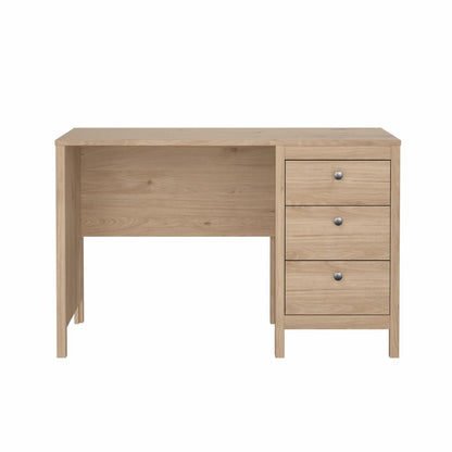 Madrid 3 Drawer Desk - Jackson Hickory