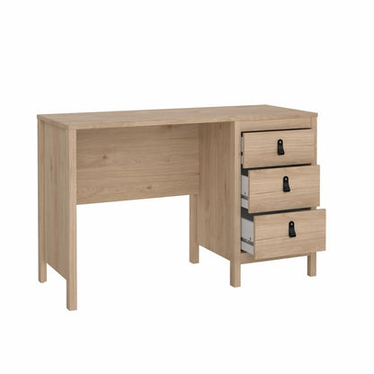 Madrid 3 Drawer Desk - Jackson Hickory
