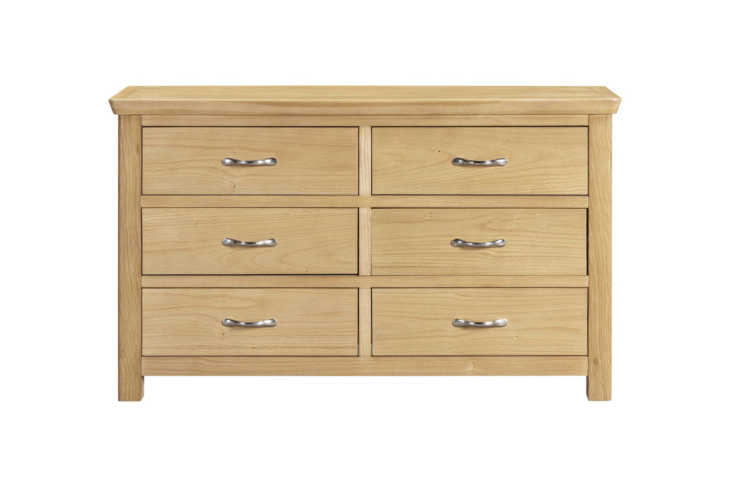 Manhattan 6 Drawer Chest - Light Oak