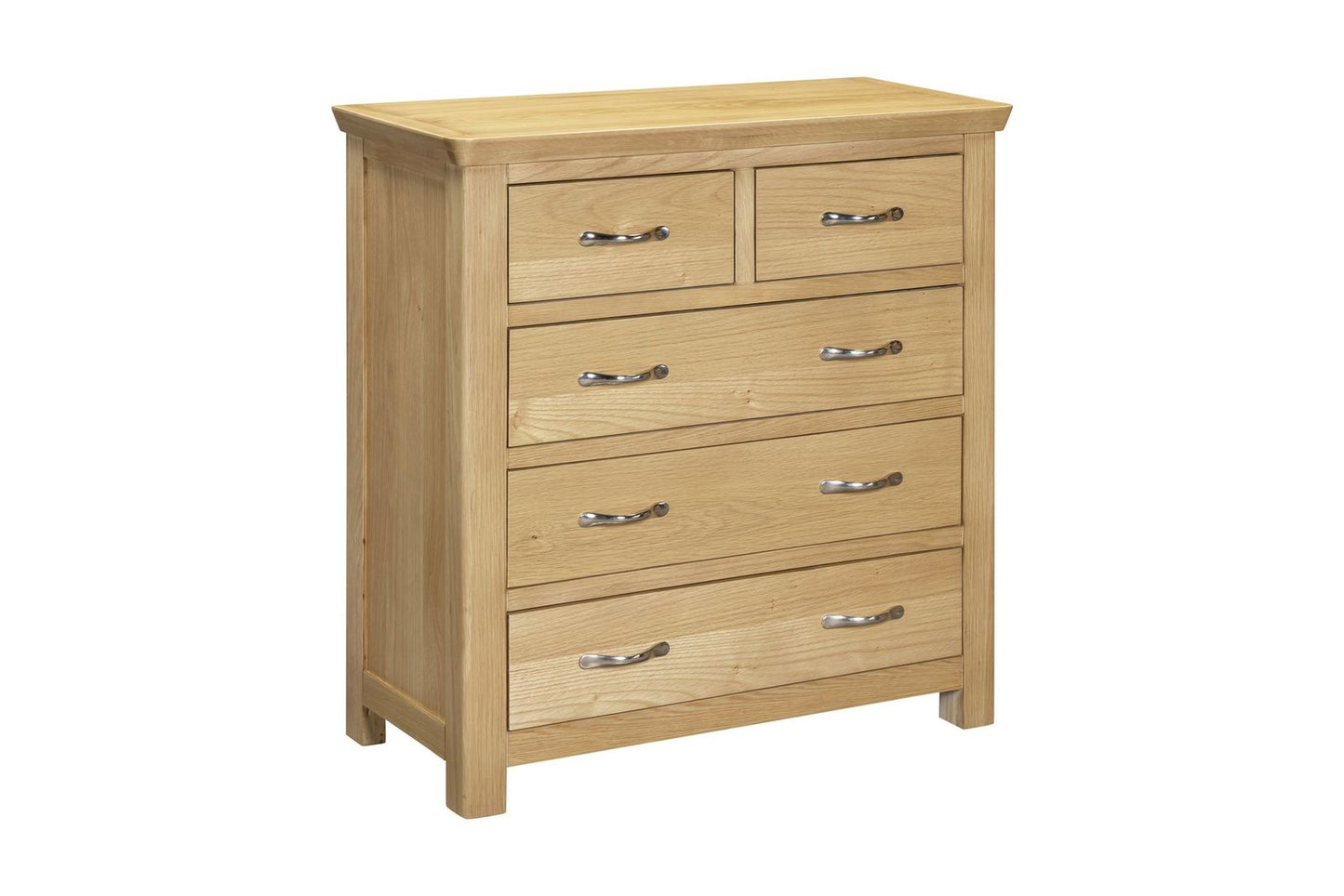 Manhattan 5 Drawer Chest - Light Oak