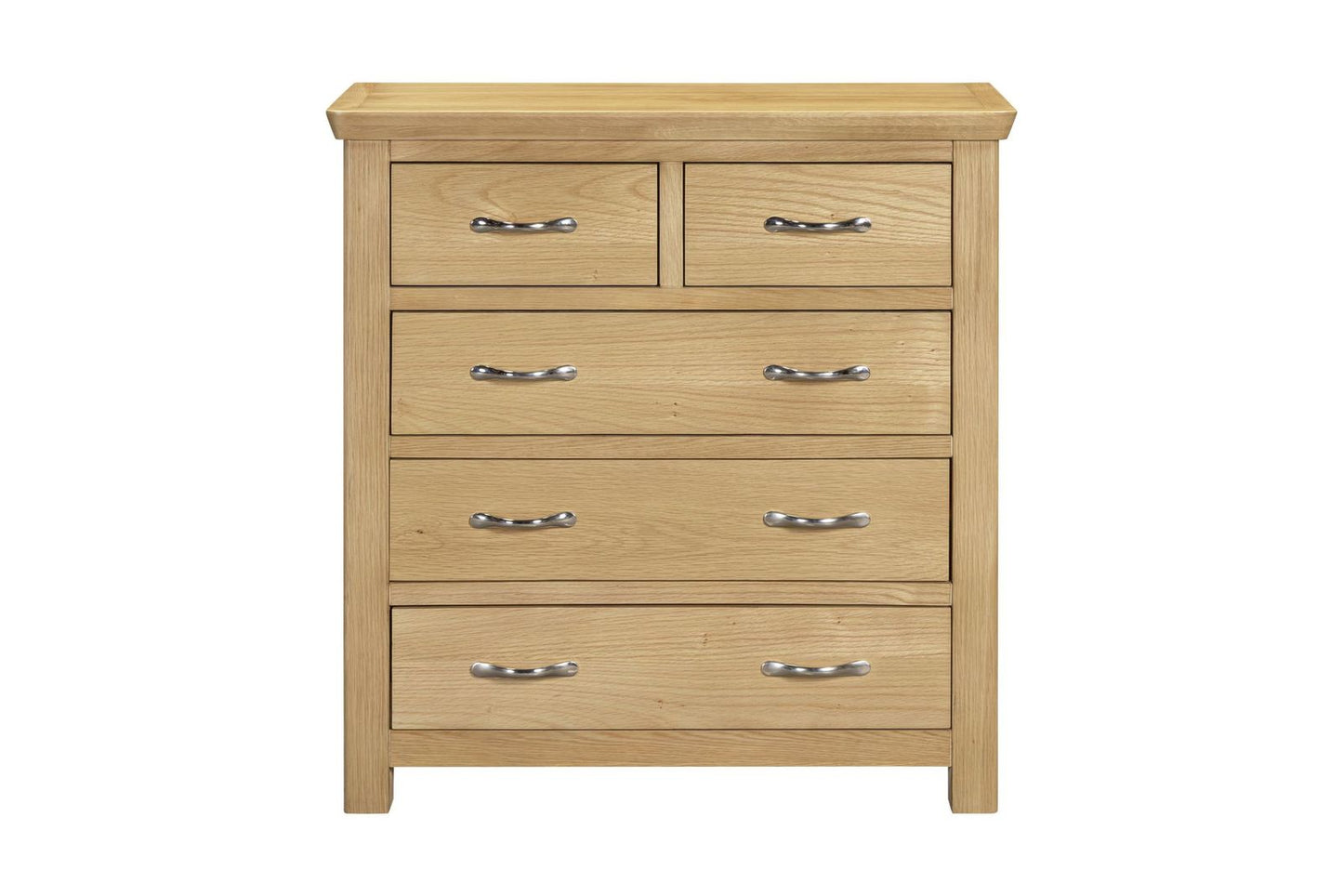 Manhattan 5 Drawer Chest - Light Oak