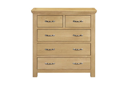 Manhattan 5 Drawer Chest - Light Oak