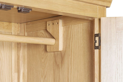 Manhattan Full Hanging Wardrobe - Light Oak