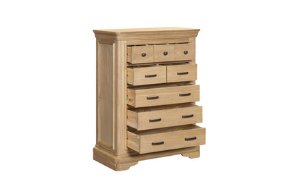 Oslo 8 Drawer Chest - Light Oak
