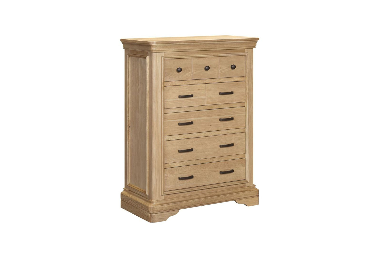Oslo 8 Drawer Chest - Light Oak