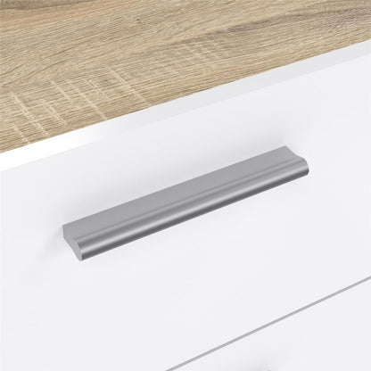 Pepe 4 Drawer Chest - Oak with White High Gloss