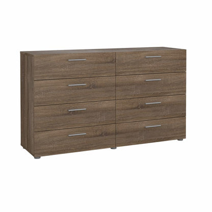 Pepe 8 Drawer Chest - Truffle