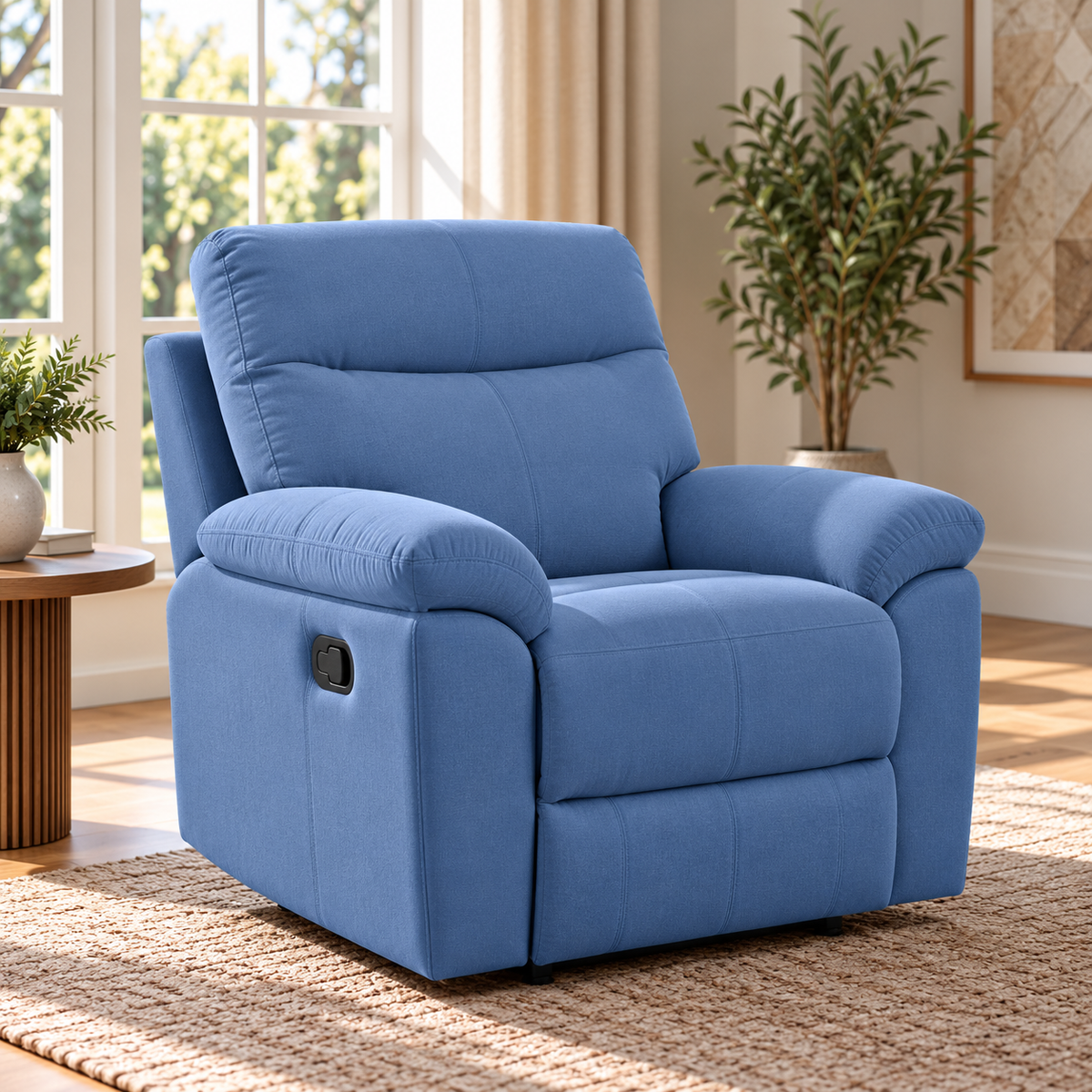 Violethill 1 Seater Fabric Manual Recliner