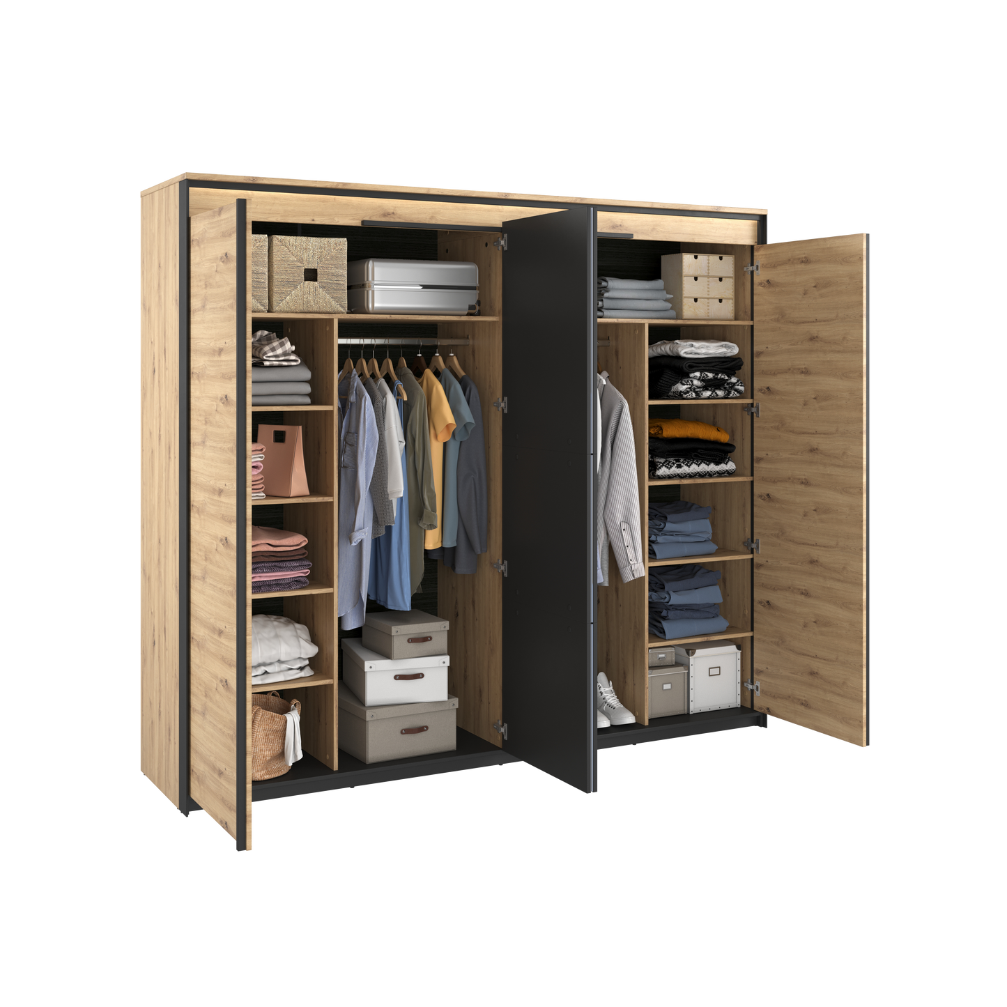 Quant QS-05 Hinged Wardrobe 250cm