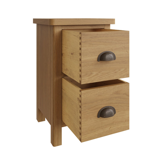 Rhodes Oak Bedside Cabinet