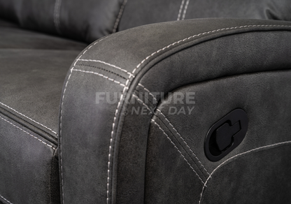 Ringswood 3+1+1 Manual Recliner - Grey