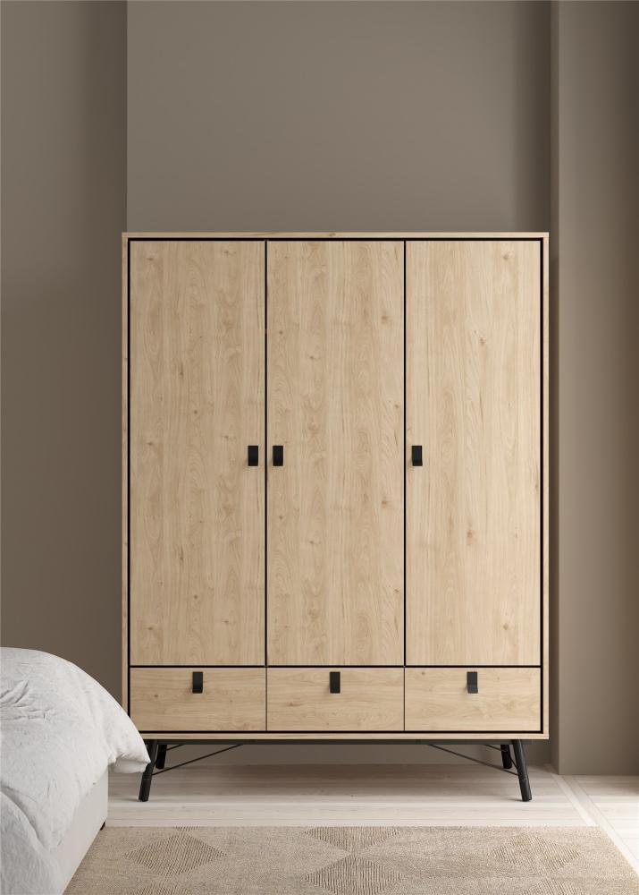 Ry Wardrobe with 3 doors + 3 drawers