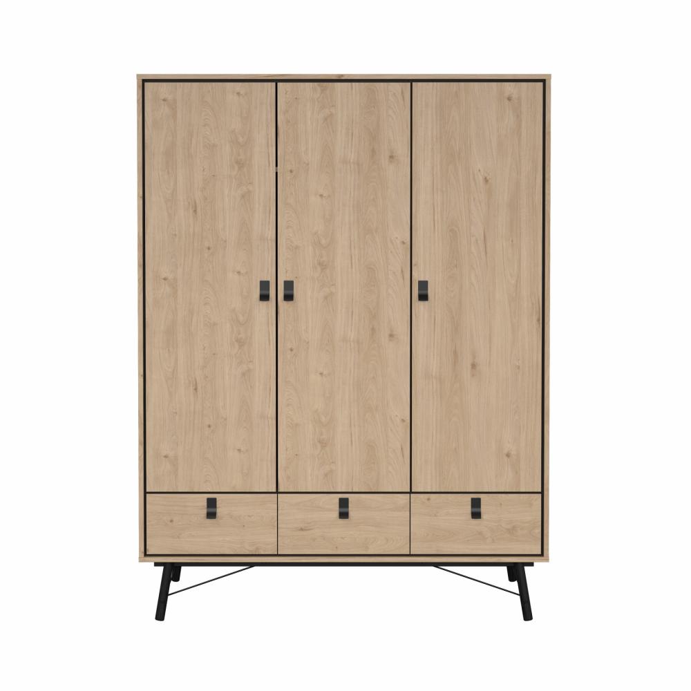 Ry Wardrobe with 3 doors + 3 drawers