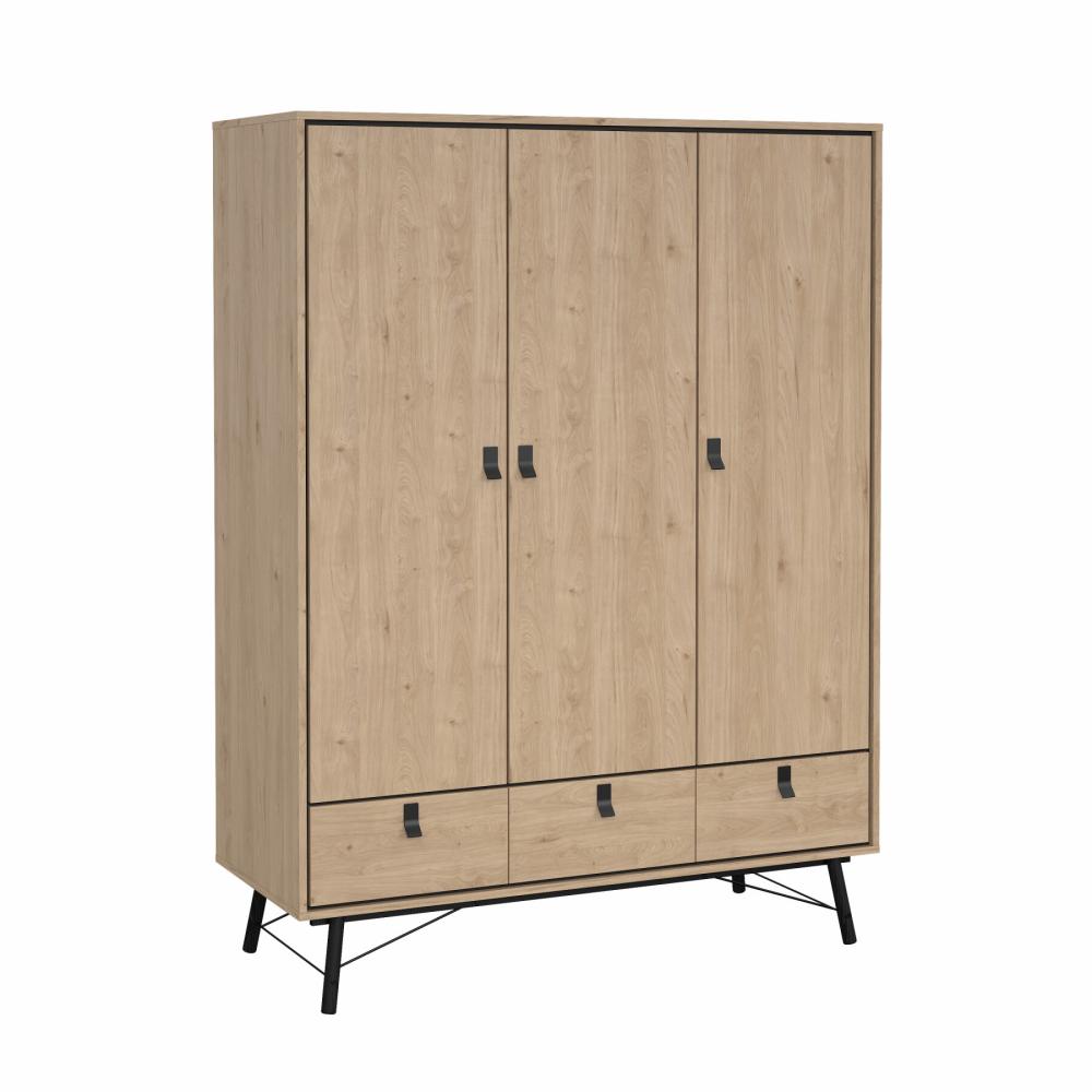 Ry Wardrobe with 3 doors + 3 drawers