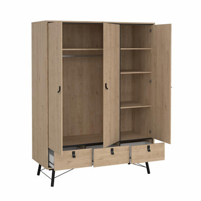 Ry Wardrobe with 3 doors + 3 drawers