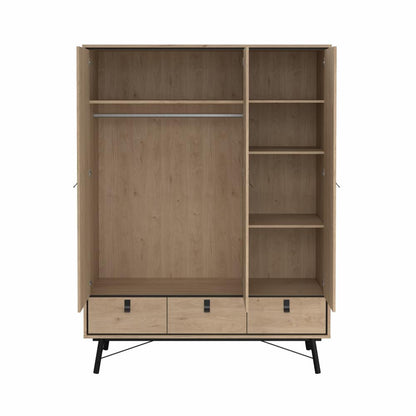 Ry Wardrobe with 3 doors + 3 drawers