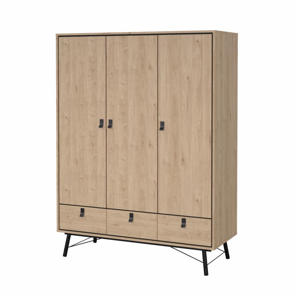 Ry Wardrobe with 3 doors + 3 drawers