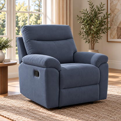 Violethill 1 Seater Fabric Manual Recliner