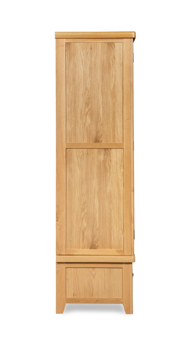 Sligo 2 Door 1 Drawer Wardrobe - Light Oak
