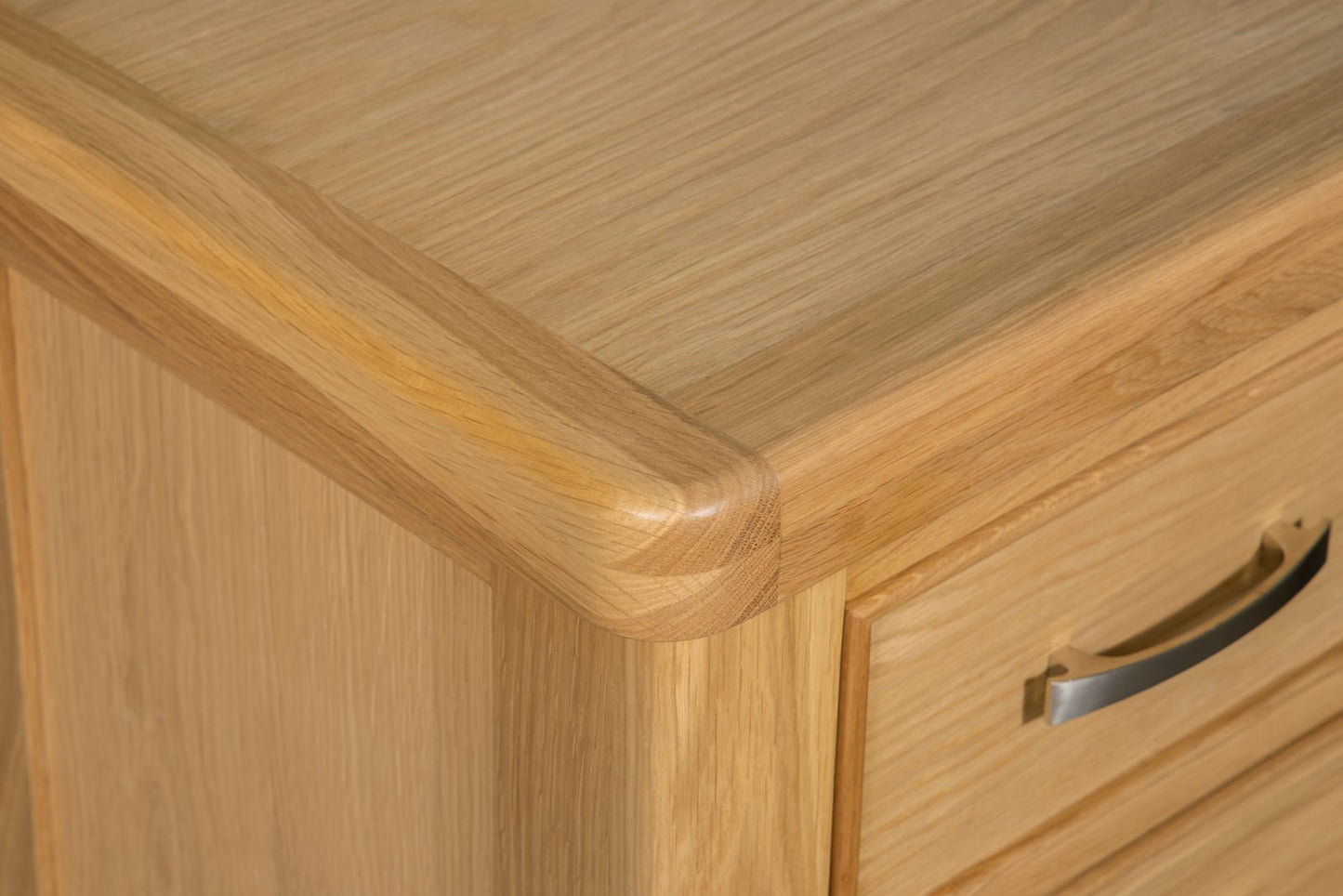 Sligo 3 Drawer Bedside - Light Oak