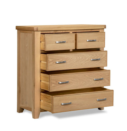 Sligo 5 Drawer Chest - Light Oak