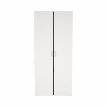 Space Wardrobe with 2 Doors-White